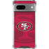 NFL San Francisco 49ers Double Vision Google Pixel 7a Clear Case